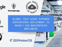 Cloud Platform 3DPrinterOS Powers Global 3D Printing Network of a Technology Giant